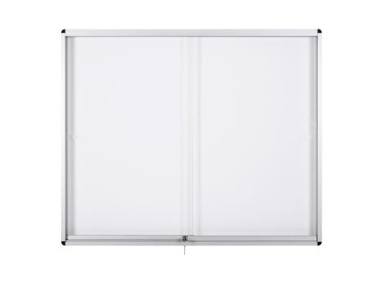 vnitrni vitrina s posuvnymi dvermi bila magneticka 967 x 706 mm 28511