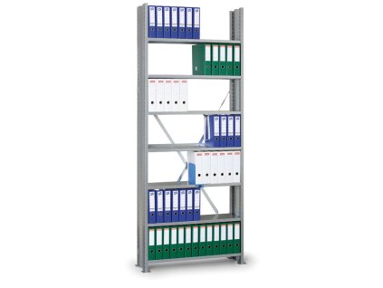 archivacni regal s bocnimi stenami variant 2550 x 1000 x 300 zakladni 3615