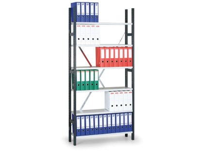 archivacni regal variant 2910 x 1240 x 300 mm police sede pridavny 40779