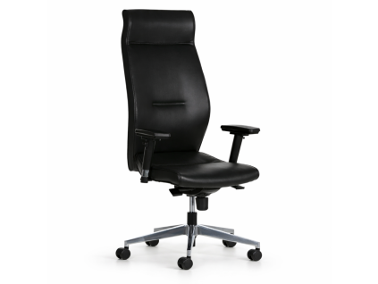 kozene kancelarske kreslo mega cerna 147410