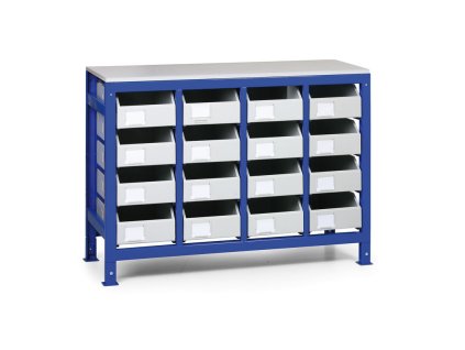 regal s kovovymi zasuvkami 16 zasuvek 3752