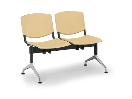 plastova lavice do cekaren smile 2 sedak zluta 3805