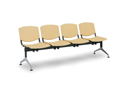 plastova lavice do cekaren smile 4 sedak zluta 3829