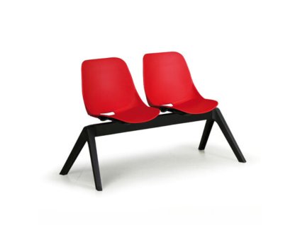 plastova lavice do cekaren monoshell 2 sedak cervena 104518