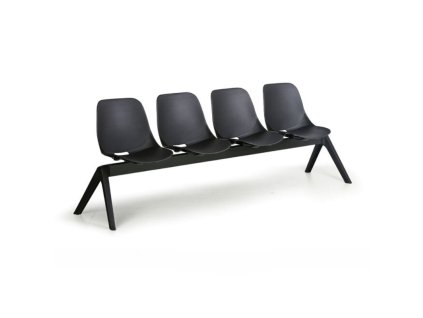 plastova lavice do cekaren monoshell 4 sedak cerna 104531