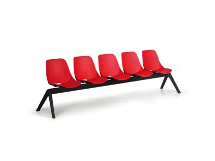 plastova lavice do cekaren monoshell 5 sedak cervena 104536