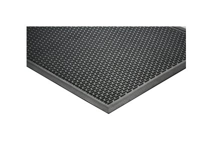 gumova multifunkcni rohoz ovalne vystupky 90 x 150 cm cerna 3910