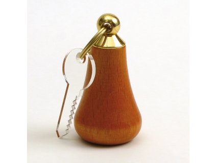 drevena klicenka bez gumy svetle hneda 3979