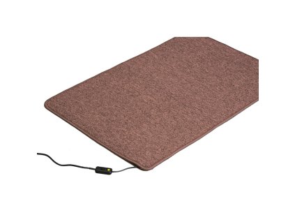 topny koberec 60 x 90 cm hnedy 122140