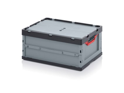 skladaci prepravka s vikem 600 x 400 x 270 mm 9622