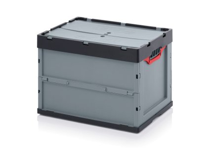 skladaci prepravka s vikem 600 x 400 x 420 mm 9624