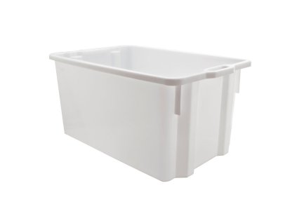 zasouvaci a stohovaci prepravka bila 720 x 470 x 360 mm 7514