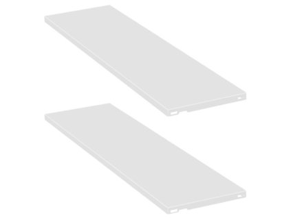 kovova police pro element system 800 x 200 mm bila baleni 2 ks 52968