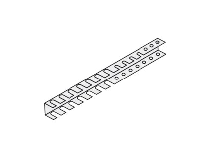 drzak na sroubovaky pro perforovany panel element system 1 ks 117301