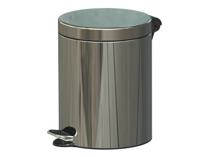 naslapny odpadkovy kos 5 l nerez leskly 14695