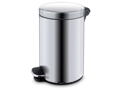 naslapny odpadkovy kos 12 l nerez matny plynule zavirani 12979