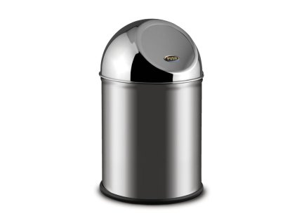 nerezovy odpadkovy kos 8 l se samozaviracim vikem nerez matny 12984