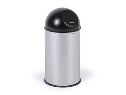 nerezovy odpadkovy kos 20 l se samozaviracim vikem nerez lesk 90178