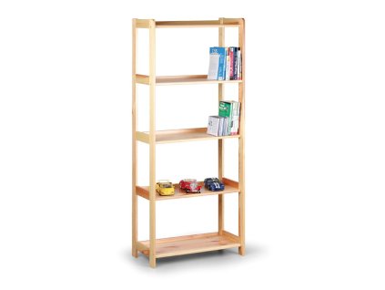 dreveny regal 5 polic 1660 x 680 x 435 mm 8842