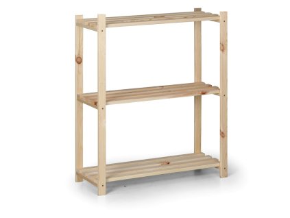 dreveny latkovy regal 900 x 750 x 400 mm 3 police 9065