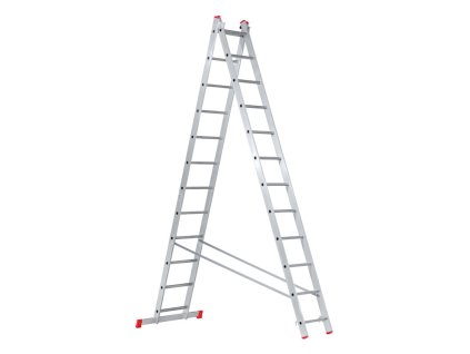 hlinikovy dvoudilny vysuvny zebrik venbos hobby 2x12 pricek 5 62 m 14505