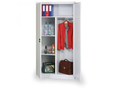 viceucelova plechova skrin 1820 x 900 x 450 mm seda 7131