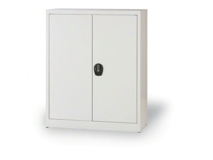 plechova dilenska skrin na naradi demontovana 1150 x 850 x 390 mm seda 9316