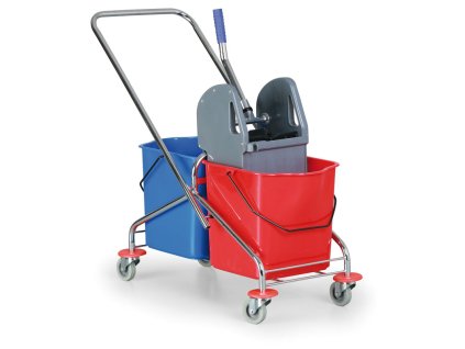 kovovy uklidovy vozik 41 x 89 x 81 cm 4162