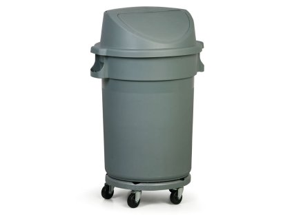 pojizdna plastova nadoba na odpad s vyklopnym vikem 120 l 4184