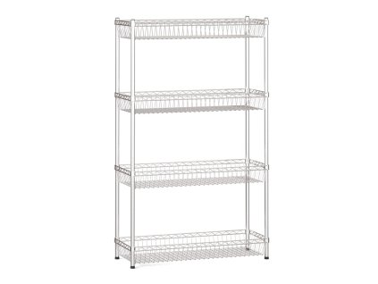 drateny regal s kosovymi policemi 1500 x 900 x 350 mm 4 police 10528