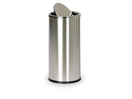 kancelarsky odpadkovy kos 607 x 300 x 300 mm matny nerez 13103