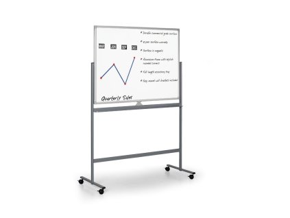 mobilni oboustranna bila popisovaci tabule magneticka 1200 x 900 mm 39643