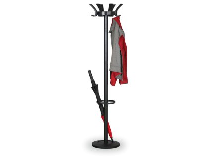 stojanovy vesak na odevy cerny 15256