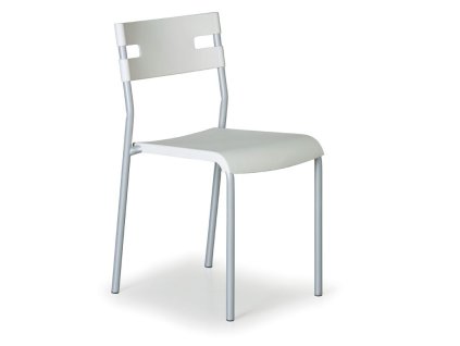 plastova jidelni zidle lindy bila 52417