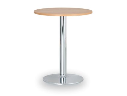 konferencni stolek filip ii prumer 80 cm chromovana podnoz buk 104981