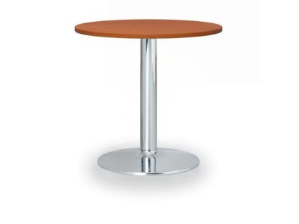 konferencni stolek zeus ii prumer 60 cm chromovana podnoz tresen 104835