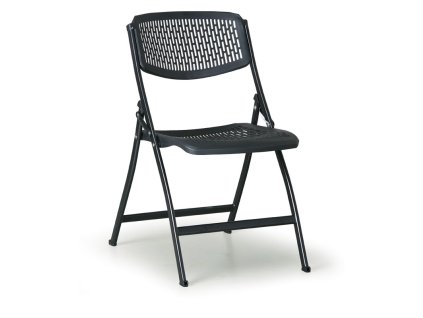 skladaci zidle s kovovou lakovanou konstrukci click cerna 8134