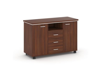 mobilni skrinka na koleckach arristo lux orech 138814