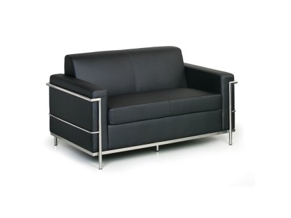 kozena sedaci souprava senator dvoumistna cerna 4275