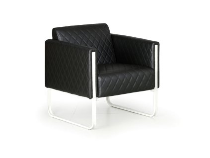 kozene kreslo casual cerna 12662