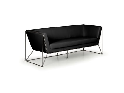 kozena sedaci souprava net trimistna cerna 13796