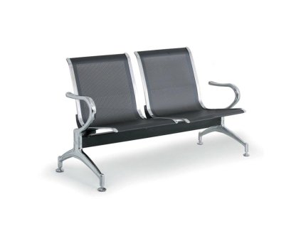 kovova lavice do cekaren strong 2 sedak cerna 105713