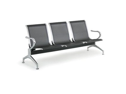 kovova lavice do cekaren strong 3 sedak cerna 105648