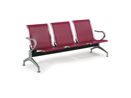 kovova lavice do cekaren strong 3 sedak cervena 5470