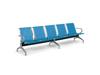 kovova lavice do cekaren strong 5 sedak modra 104576