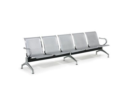 kovova lavice do cekaren strong 5 sedak stribrna 104577