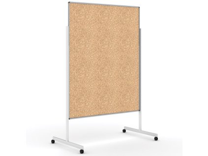 informacni a moderacni tabule na koleckach paravan 1200 x 1500 mm korek 13840