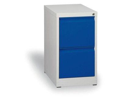 kovova kartoteka a4 2 zasuvky demontovana modra 69545