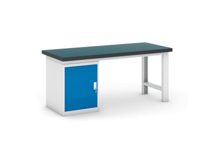 pracovni stul do dilny gb s dilenskou skrinkou na naradi 1800 mm 15156