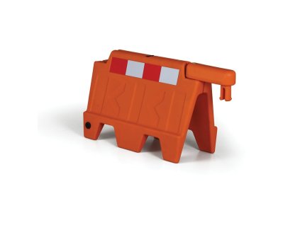 stohovatelna plastova zabrana oranzova s reflexnimi prvky delka 910 mm 8447